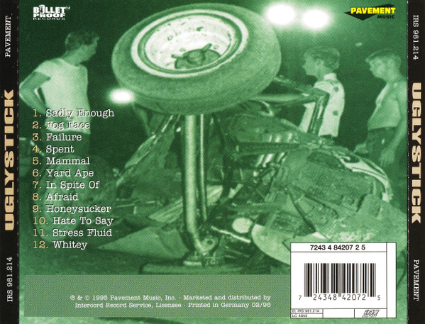 Uglystick - Uglystick | Pavement Music (IRS 981.214) - 3