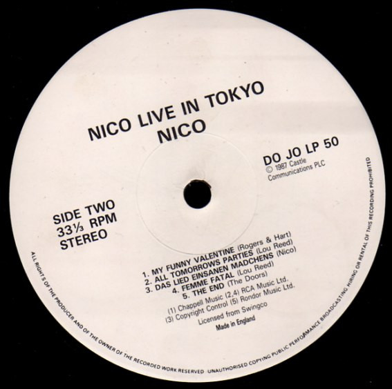 Nico - Nico In Tokyo | Dojo (DOJOLP 50) - 4