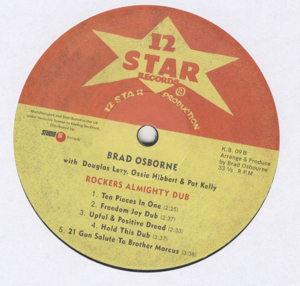 Various - Rockers Almighty Dub | 12 Star Records (KB09) - 3