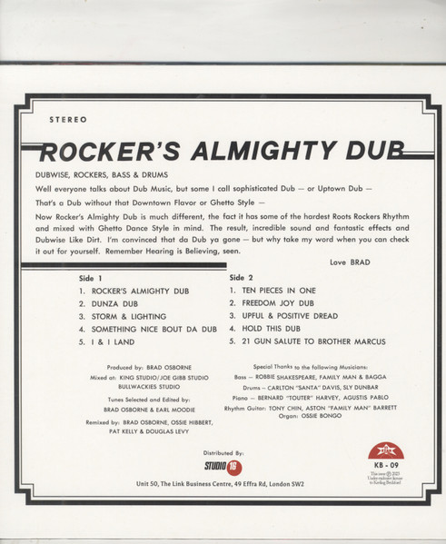 Various - Rockers Almighty Dub | 12 Star Records (KB09) - 2