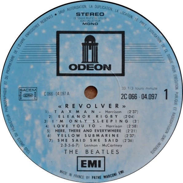 The Beatles - Revolver | Odeon (2 C 066 - 04097) - 2 The Beatles - Revolver | Odeon (2 C 066 - 04097) - 2