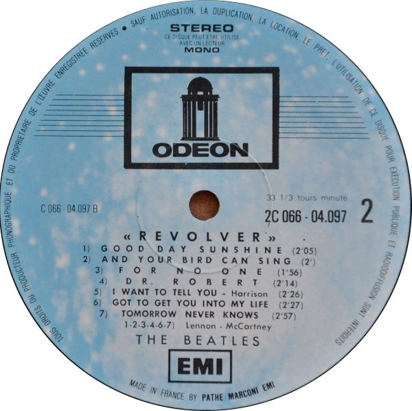 The Beatles - Revolver | Odeon (2 C 066 - 04097) - 3 The Beatles - Revolver | Odeon (2 C 066 - 04097) - 3