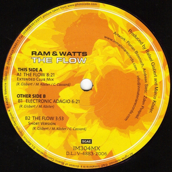 Ram & Watts - The Flow | Inmateria Records (IM304MX) - 2