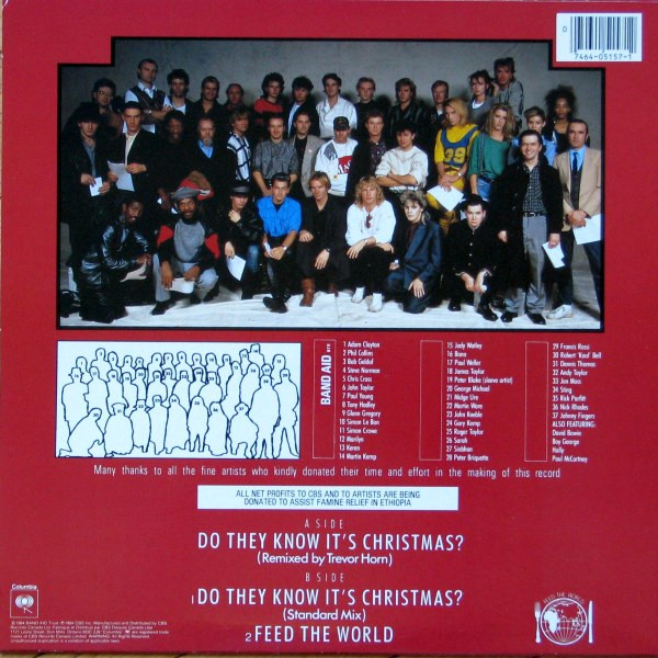 Band Aid - Do They Know It's Christmas? | Columbia (12CXP-05157) - 2
