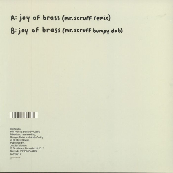 Mr. Scruff Vs Phil France - Joy Of Brass Remixes | Gondwana Records (GOND019) - 2