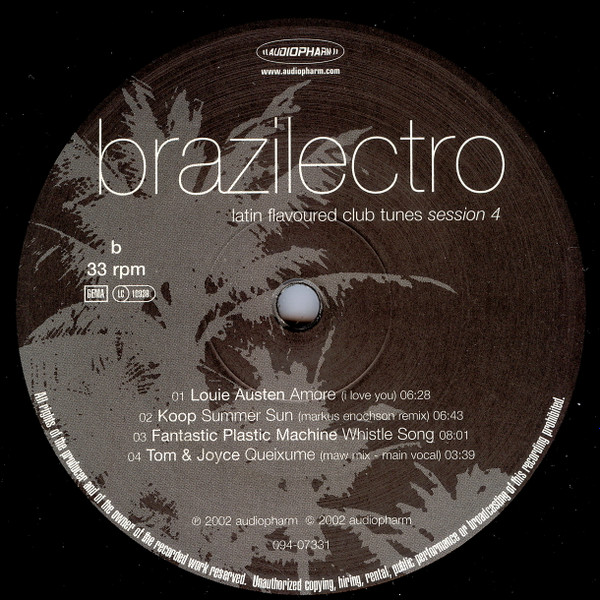 Various - Brazilectro (Latin Flavoured Club Tunes) (Session 4) | Audiopharm (094-07331 3LP-Box) - 4