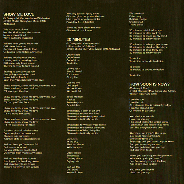 t.A.T.u. - 200 KM/H In The Wrong Lane | Interscope Records (066 231-2) - 3