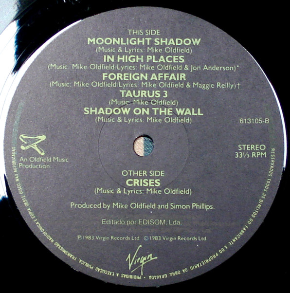 Mike Oldfield - Crises | Virgin (613105) - 3 Mike Oldfield - Crises | Virgin (613105) - 3