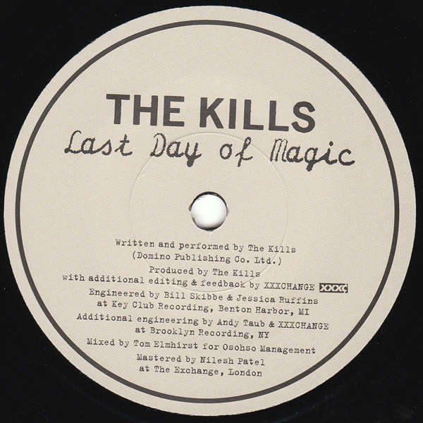 The Kills - Last Day Of Magic | Domino (RUG291) - 3