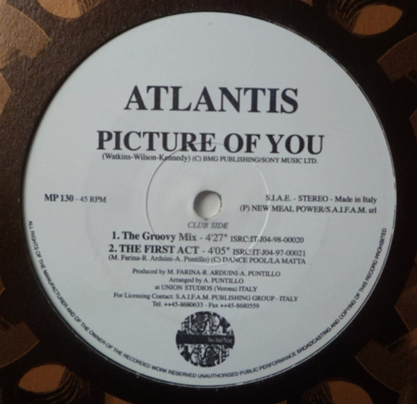Atlantis - Picture Of You | New Meal Power (MP 130) - main