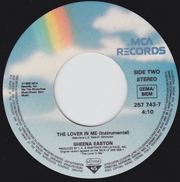 Sheena Easton - The Lover In Me | MCA Records (257 743-7) - 4