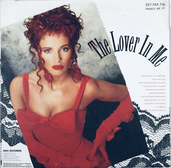 Sheena Easton - The Lover In Me | MCA Records (257 743-7) - 2