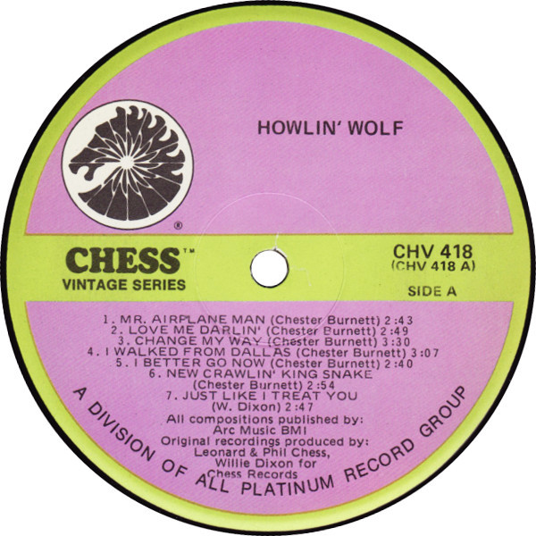 Howlin' Wolf - Change My Way | Chess (CHV 418) - 4 Howlin' Wolf - Change My Way | Chess (CHV 418) - 4