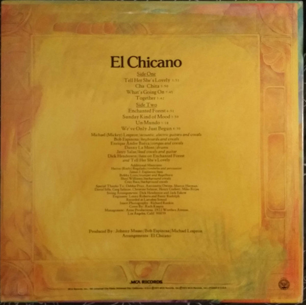 El Chicano - El Chicano | MCA Records (MCA-312) - 2