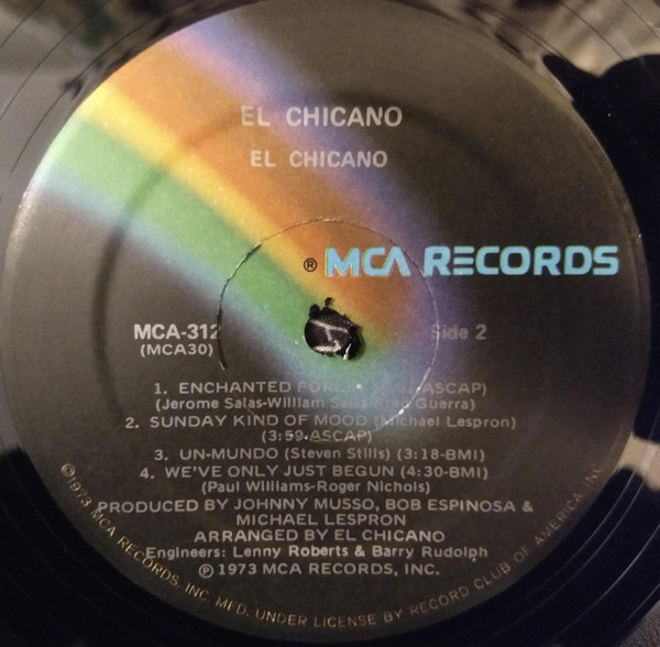 El Chicano - El Chicano | MCA Records (MCA-312) - 4