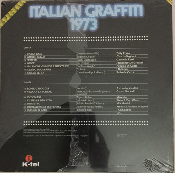 Various - Italian Graffiti 1973 | K-Tel (SKI 5085) - 2 Various - Italian Graffiti 1973 | K-Tel (SKI 5085) - 2