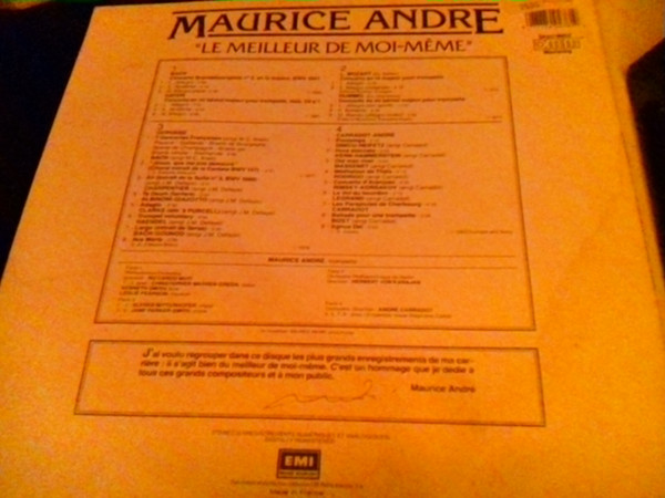 Maurice André - "Le Meilleur De Moi-Même" 2 Heures De Musique | Pathé Marconi EMI (7494771/81) - 4