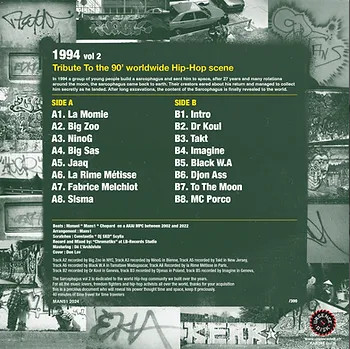 Mans1 - 1994 - Le Sarcophage Vol. 2 | Urgence Disk Records (KAB 341) - 2