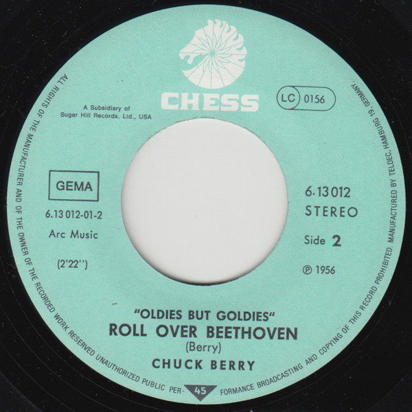 Chuck Berry - Rock And Roll Music / Roll Over Beethoven | Chess (6.13 012) - 4