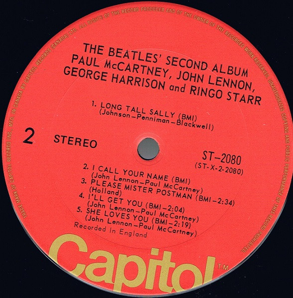 The Beatles - The Beatles' Second Album [Vinyl] | Capitol Records (ST-2080) - 2