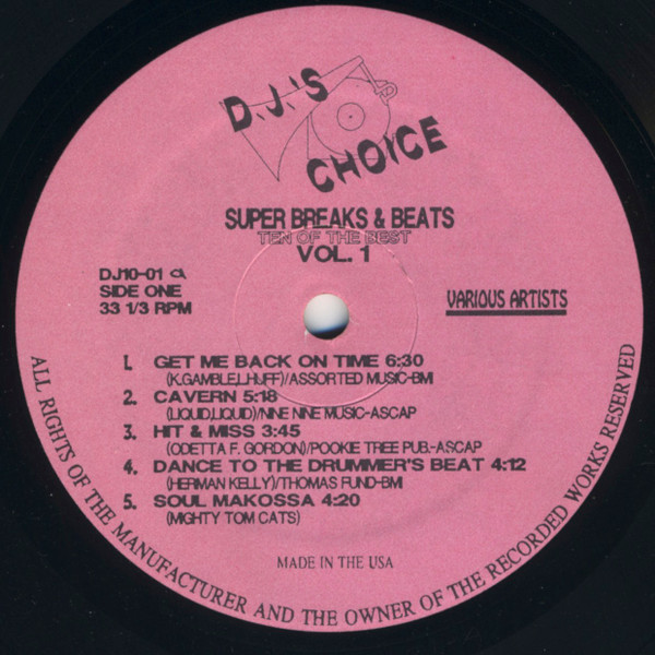 Various - Super Breaks & Beats Vol.1 | DJ's Choice (DJ10-01) - 2 Various - Super Breaks & Beats Vol.1 | DJ's Choice (DJ10-01) - 2