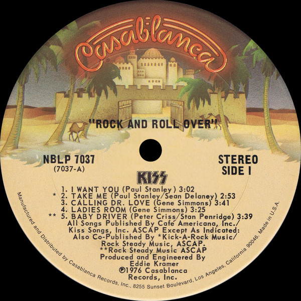 Kiss - Rock And Roll Over | Casablanca (NBLP 7037) - 3 Kiss - Rock And Roll Over | Casablanca (NBLP 7037) - 3