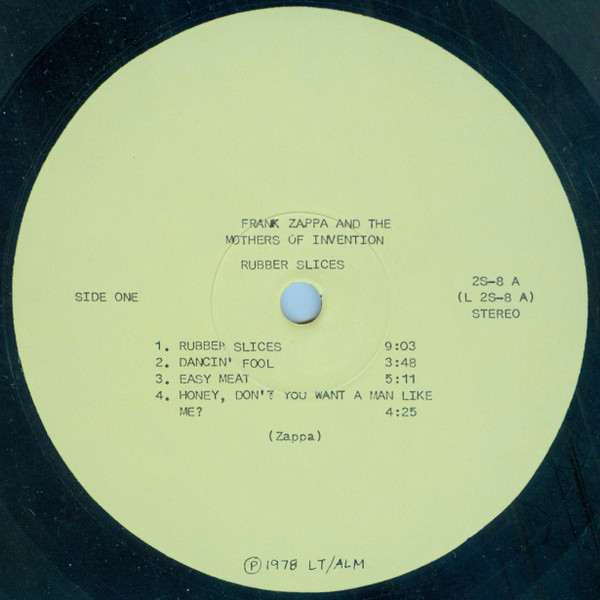 Frank Zappa - Rubber Slices | Lunar Toones (LOONY 2S-8) - 3