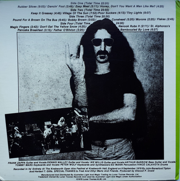 Frank Zappa - Rubber Slices | Lunar Toones (LOONY 2S-8) - 2