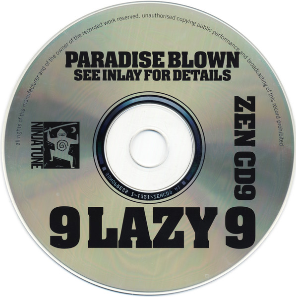 9 Lazy 9 - Paradise Blown | Ninja Tune (ZEN 9) - 3