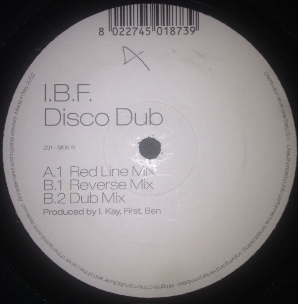 I.B.F. - Disco Dub | Zero Music (Z01)