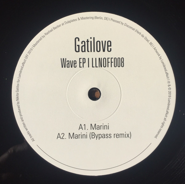 Gatilove - Wave EP | LumièresLaNuit OFF (LLNOFF008)