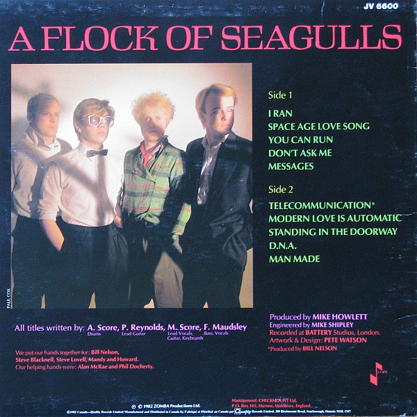 A Flock Of Seagulls - A Flock Of Seagulls | Jive (JV 6600) - 2