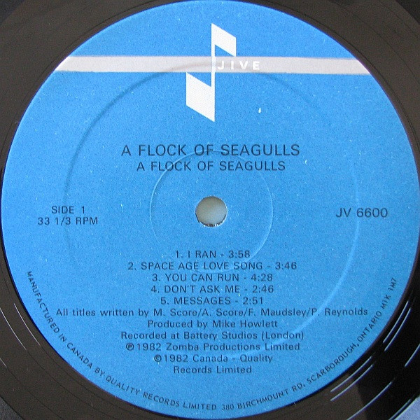 A Flock Of Seagulls - A Flock Of Seagulls | Jive (JV 6600) - 3