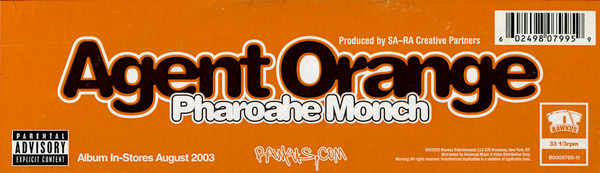 Pharoahe Monch - Agent Orange | Rawkus (B0000760-11) - 4