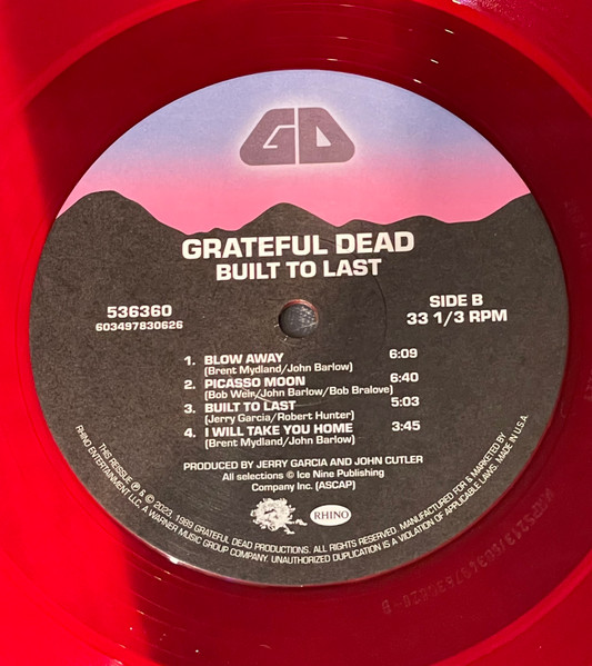The Grateful Dead - Built To Last | Rhino Records (RCV1 536360) - 4 The Grateful Dead - Built To Last | Rhino Records (RCV1 536360) - 4