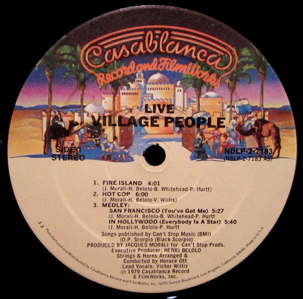 Village People - Live And Sleazy | Casablanca (NBLP-2-7183) - 4