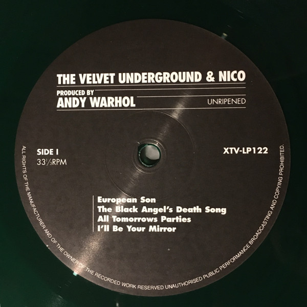 The Velvet Underground & Nico - The Velvet Underground & Nico Unripened | Not On Label (The Velvet Underground) (XTV-122) - 4 The Velvet Underground & Nico - The Velvet Underground & Nico Unripened | Not On Label (The Velvet Underground) (XTV-122) - 4