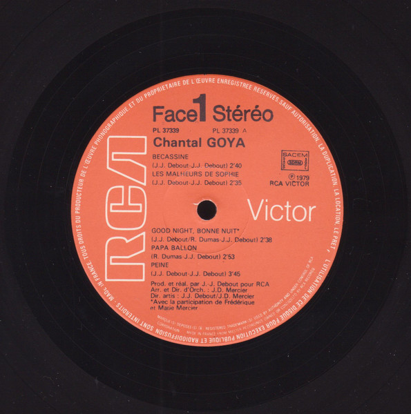 Chantal Goya - Bécassine | RCA (PL 37339) - 3