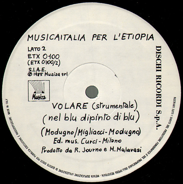 Musicaitalia Per L'Etiopia - Volare | Musiza (ETX 0100) - 2