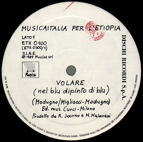 Musicaitalia Per L'Etiopia - Volare | Musiza (ETX 0100)
