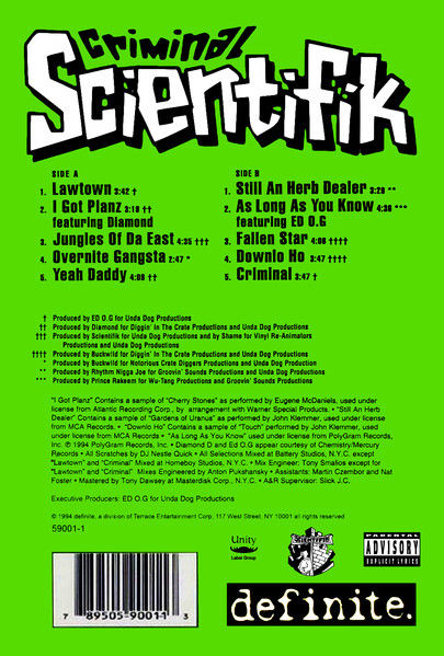 Scientifik - Criminal | Definite (59001-1) - 4 Scientifik - Criminal | Definite (59001-1) - 4