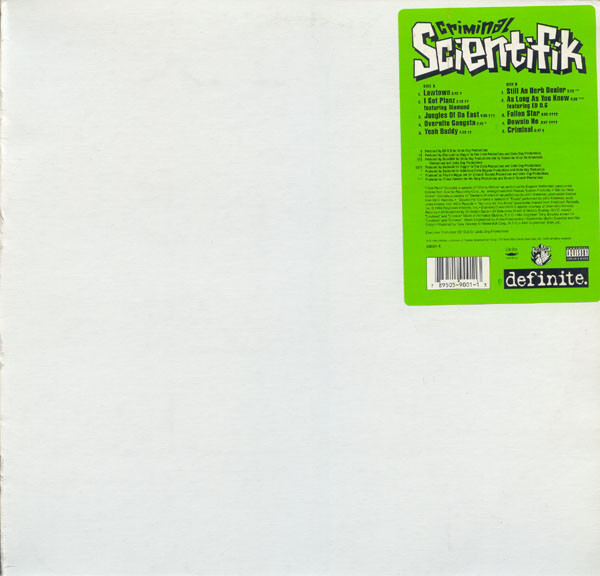 Scientifik - Criminal | Definite (59001-1) - main Scientifik - Criminal | Definite (59001-1) - main