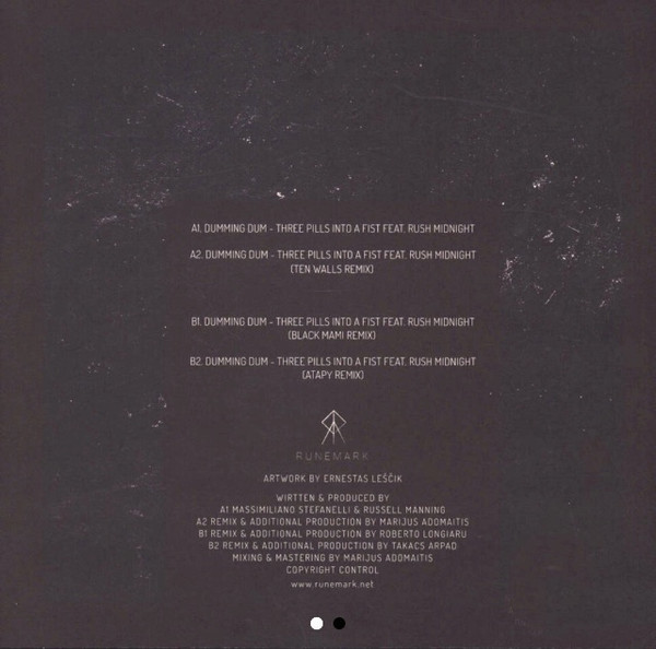 Dumming Dum feat. Rush Midnight - Three Pills Into A Fist | Runemark (RUNE007) - 2 Dumming Dum feat. Rush Midnight - Three Pills Into A Fist | Runemark (RUNE007) - 2