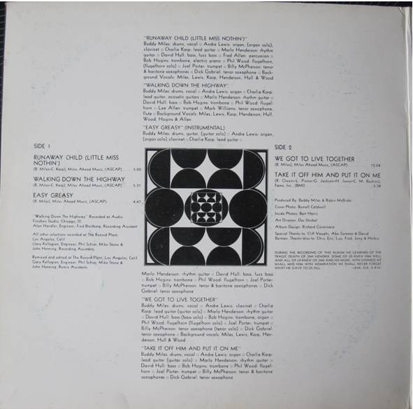 Buddy Miles - We Got To Live Together | Mercury (6463 008) - 3 Buddy Miles - We Got To Live Together | Mercury (6463 008) - 3