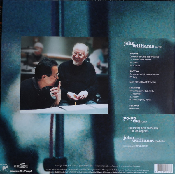 Yo-Yo Ma & John Williams - Yo-Yo Ma Plays The Music Of John Williams | Music On Vinyl (MOVCL033) - 3