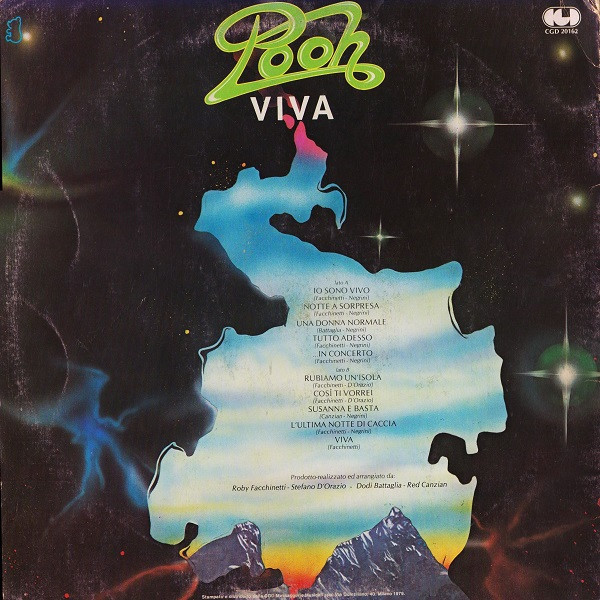 Pooh - Viva | CGD (CGD 20162) - 2 Pooh - Viva | CGD (CGD 20162) - 2