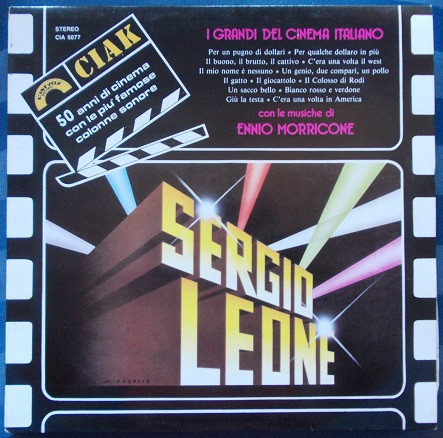 Ennio Morricone - I Grandi Del Cinema Italiano Sergio Leone | Cinevox Record (CIA 5077)