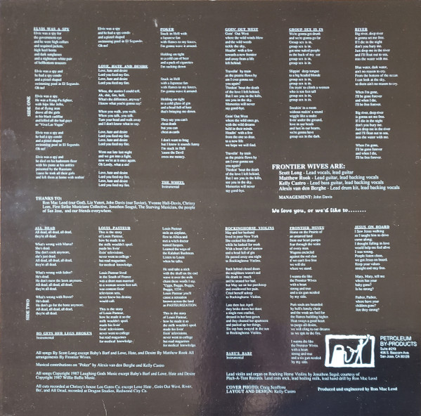 Frontier Wives - Frontier Wives | Petroleum By-Products (PBP303) - 3 Frontier Wives - Frontier Wives | Petroleum By-Products (PBP303) - 3