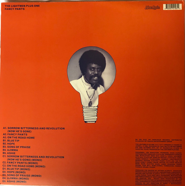 Bubbha Thomas & The Lightmen Plus One - Fancy Pants | Now-Again Records (NA 5156) - 2