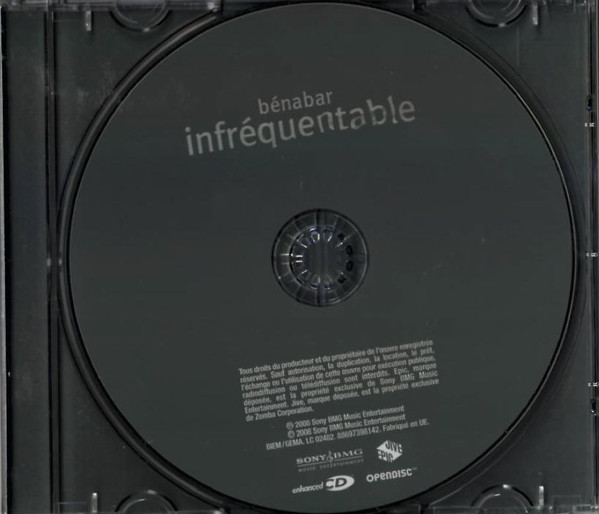 Bénabar - Infréquentable | Jive/Epic (88697398142) - 2